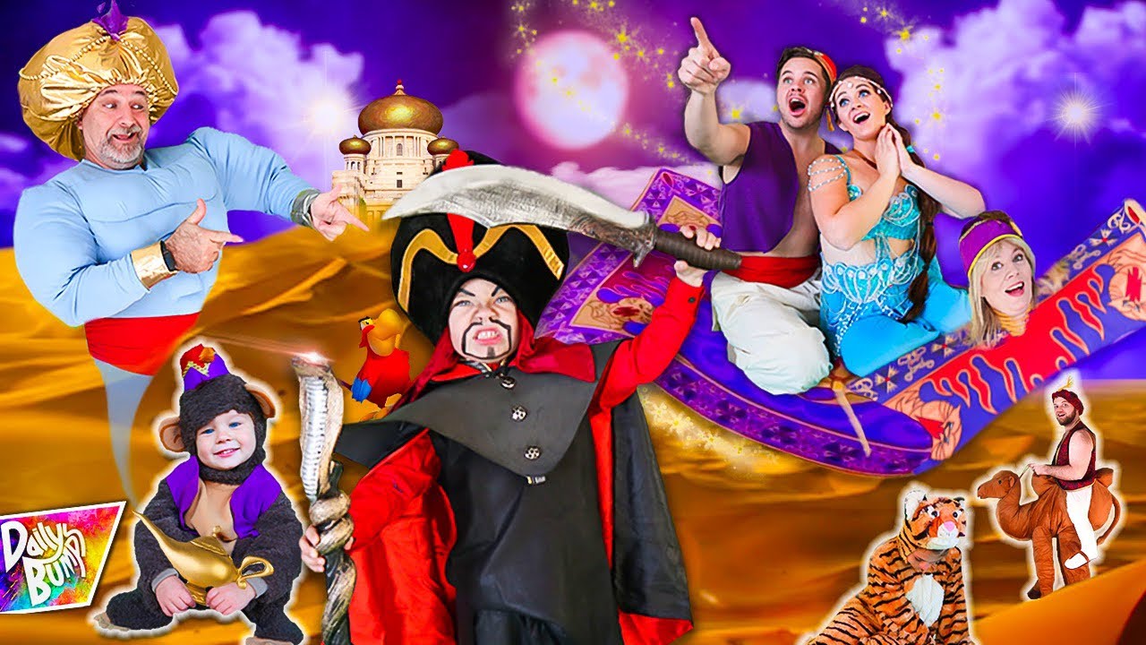 Aladdin & Princess Jasmine In Real Life! ✨Daily Bumps Halloween Special 2018!