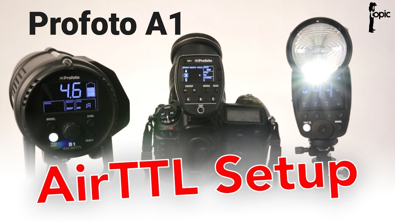 Profoto A1 — Air TTL — настройка в качестве ведомого и управляемого устройства