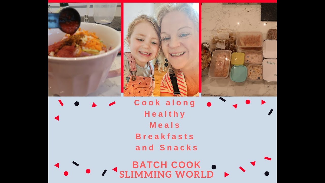 Slimming World Batch Cook Meals| Healthy Freezer meals for Families|Easy Syn Free Meals and Snacks