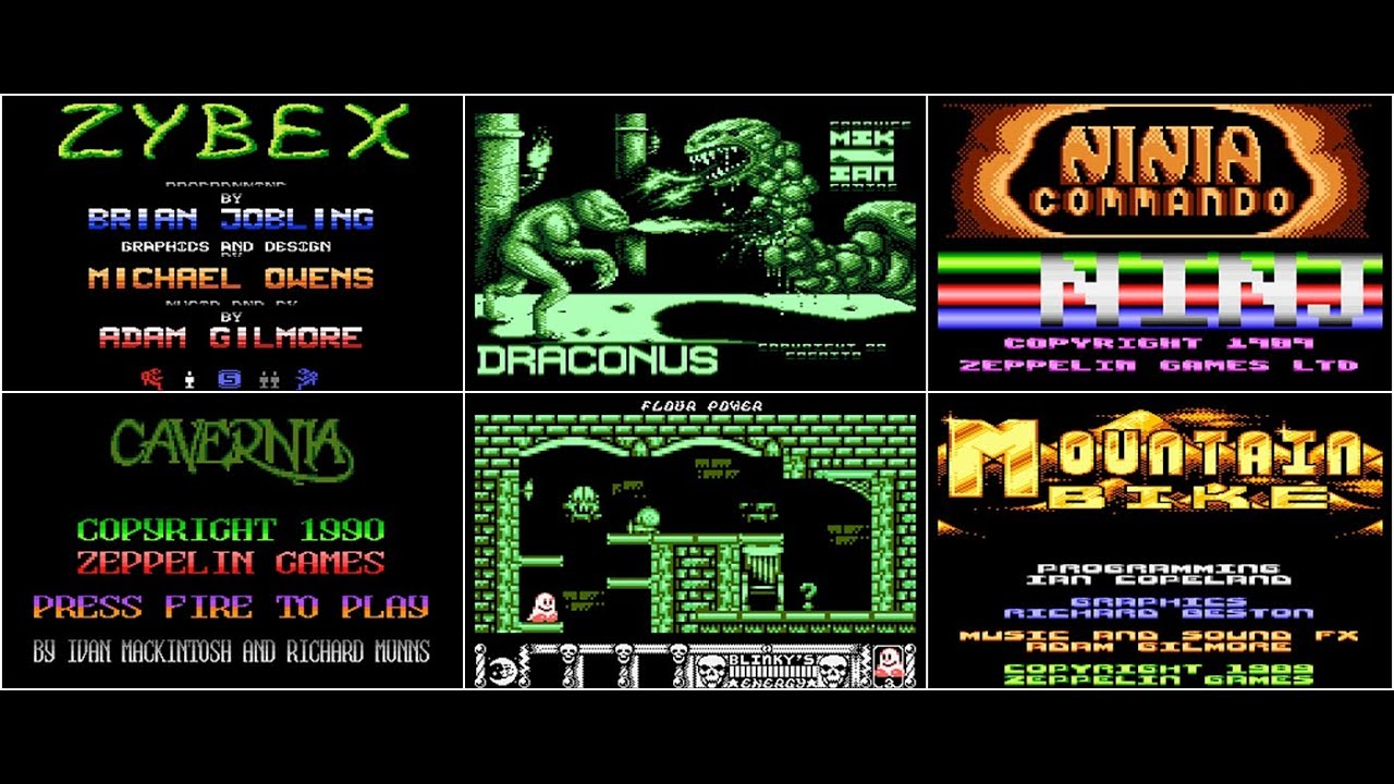 Borsuk Retro Gry TV: Atari XL/XE - Przegląd Gier Firmy Zeppelin Games
