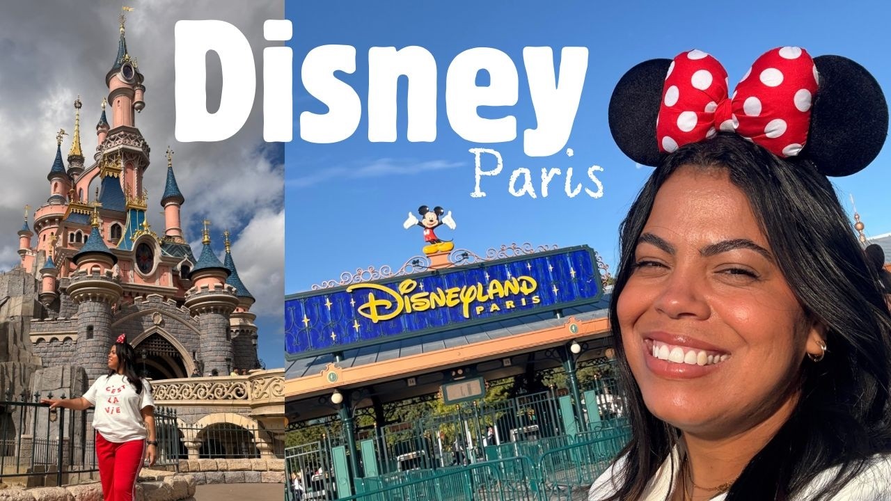 🏰 Realizei um Sonho de Infância na Disney Paris!💫💖 🌈