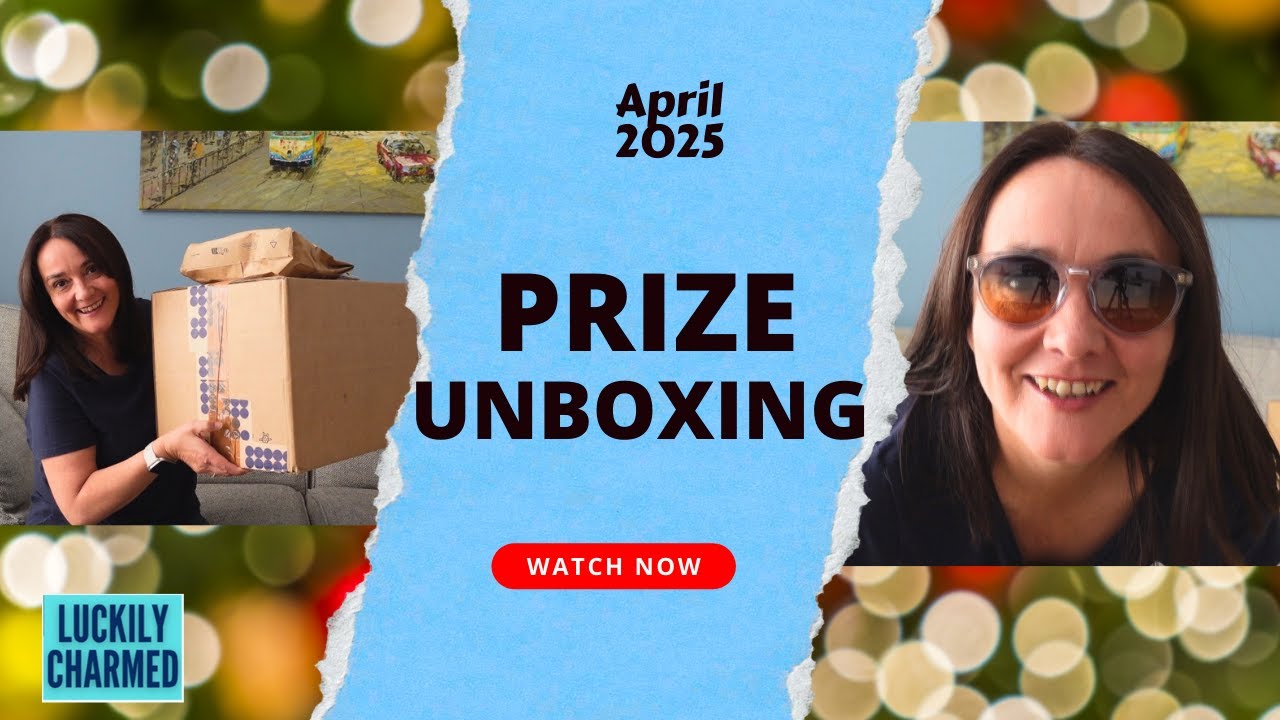 I WON £2,500 of Jewellery! 🤩 April 2025 Unboxing - Comping Wins & Prizes - Luckily Charmed