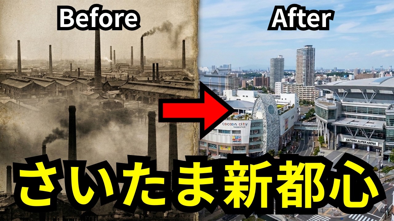 【さいたま新都心】「消えた巨大工場」と「大宮操車場」の謎に迫る