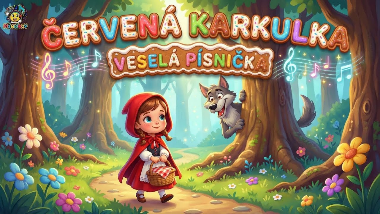 Červená Karkulka 🐺 Veselá písnička pro děti | Písničkov 