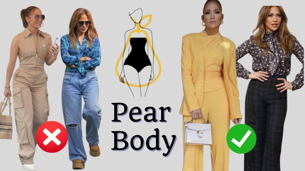 How To Dress Like Jennifer Lopez With A Pear Body Shape!