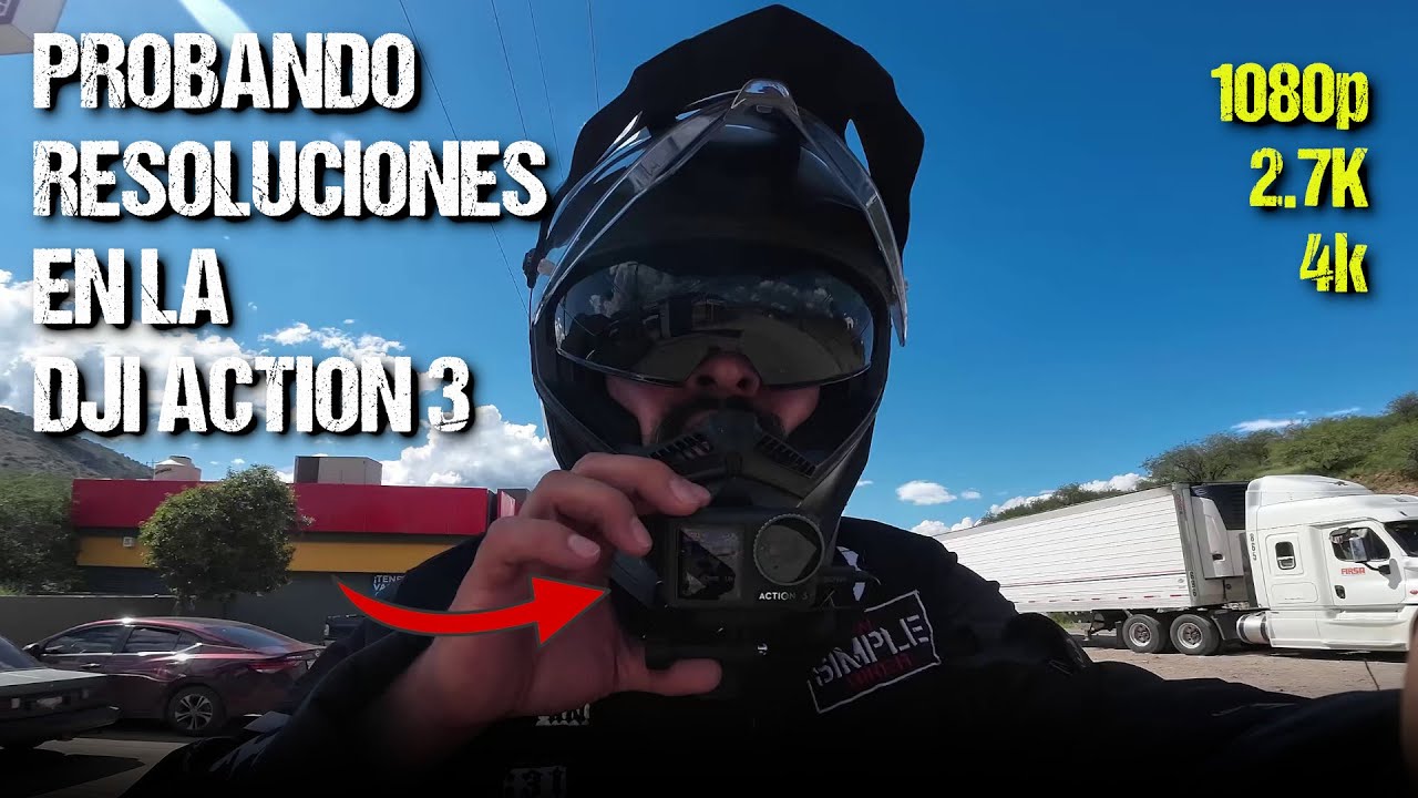 Probando diferentes resoluciones en mi DJI Action 3 - Uso real para el Motovlog