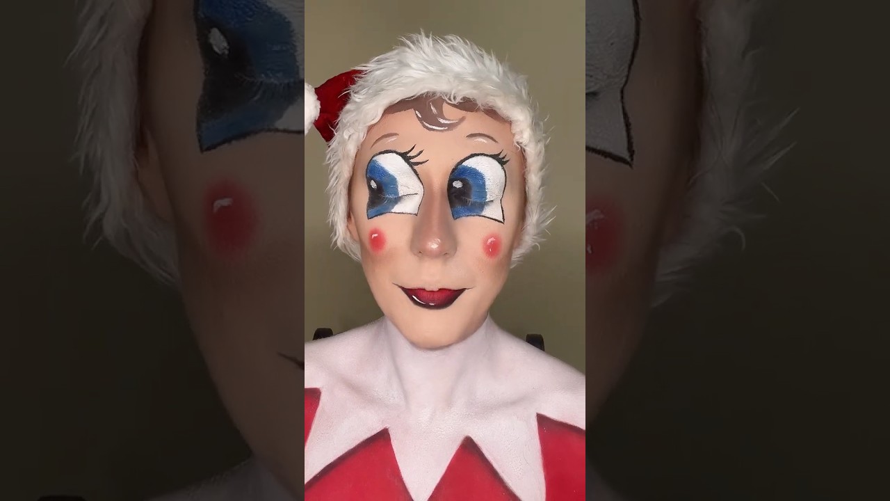 ELF ON A SHELF #shorts #elfmakeup #elf #christmas #elfonashelf