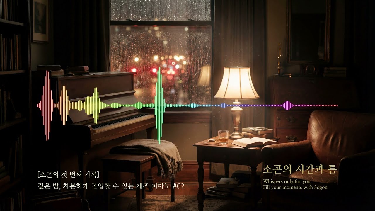 [Playlist] 깊은 밤, 차분하게 몰입할 수 있는 재즈 피아노 연주곡 | 소곤의 첫 번째 기록  FULL