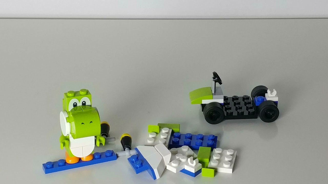 (Yoshi's New Car) Lego Mario Kart Stop-Motion Part 4