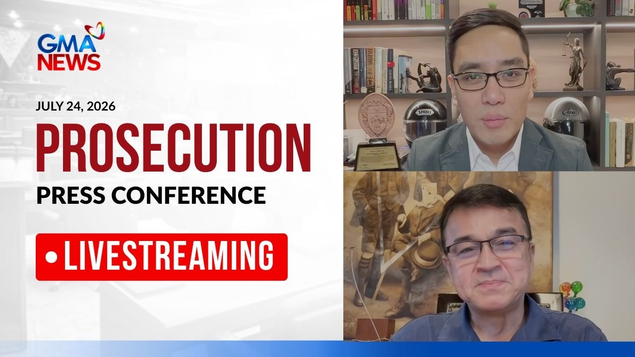 LIVE - House prosecution team press conference (July 24, 2026) - Replay | GMA News
