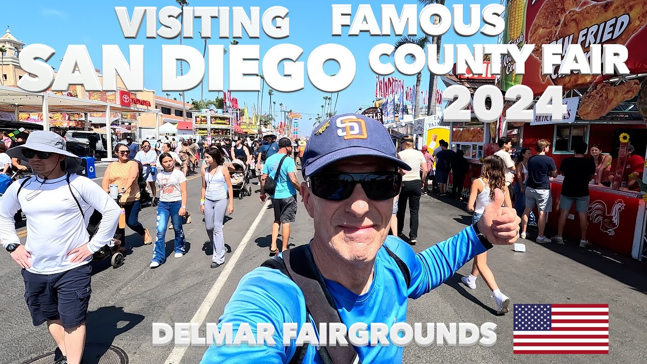Exploring The Iconic 2024 SAN DIEGO COUNTY FAIR  At Delmar Fairgrounds 🇺🇸