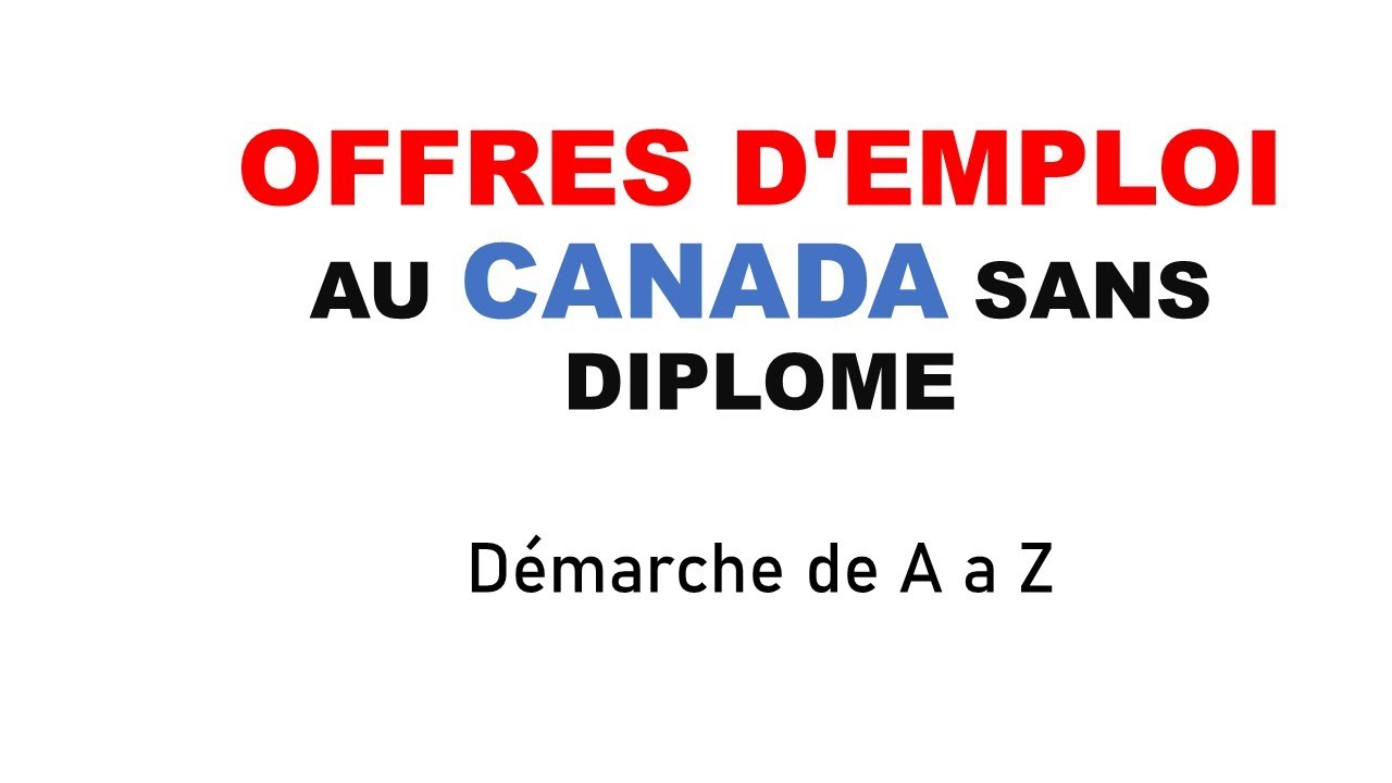 🚨INCROYABLE !!  OFFRES D'EMPLOI AU CANADA SANS DIPLOME  COMMENT POSTULER SUR INDEED