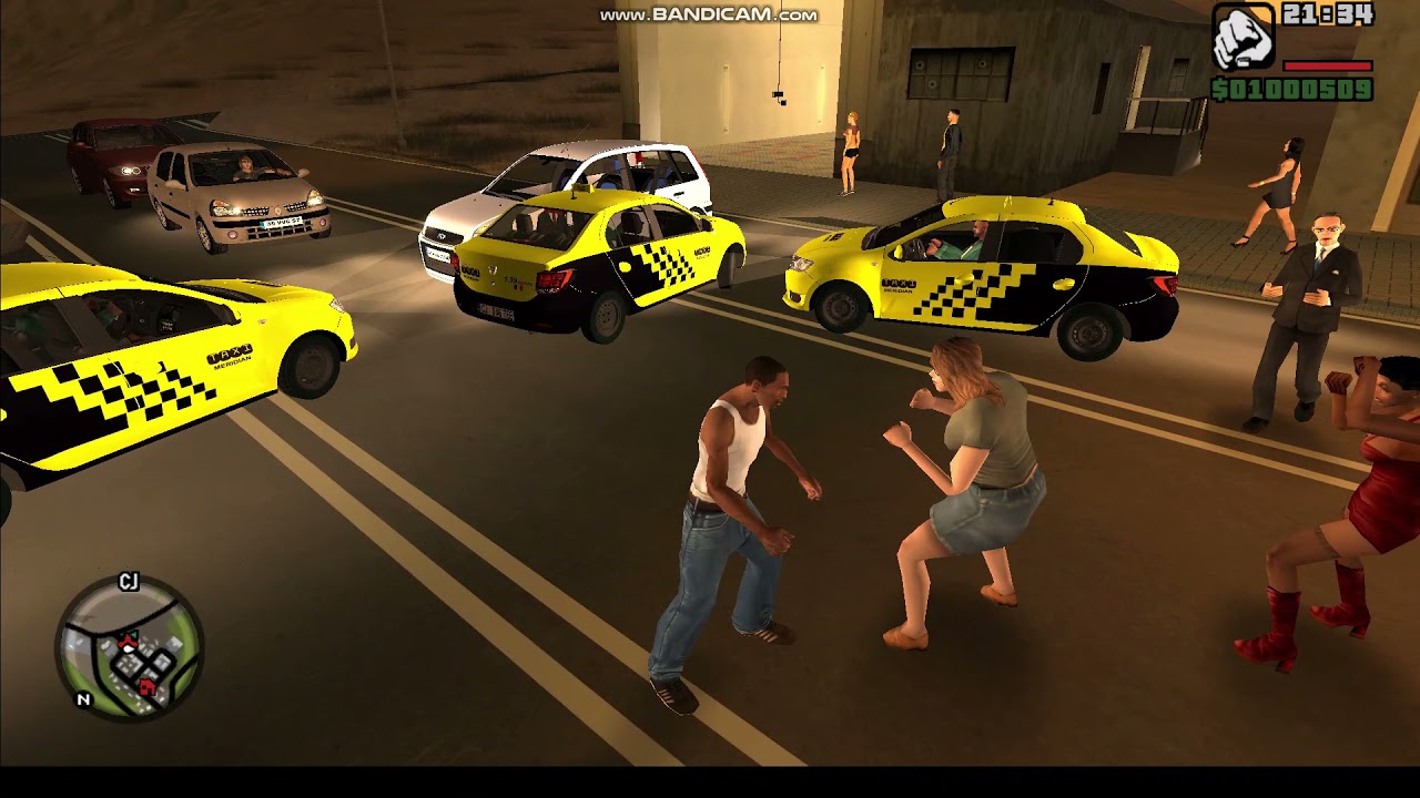 GTA San Andreas Peds Fighting Part 11