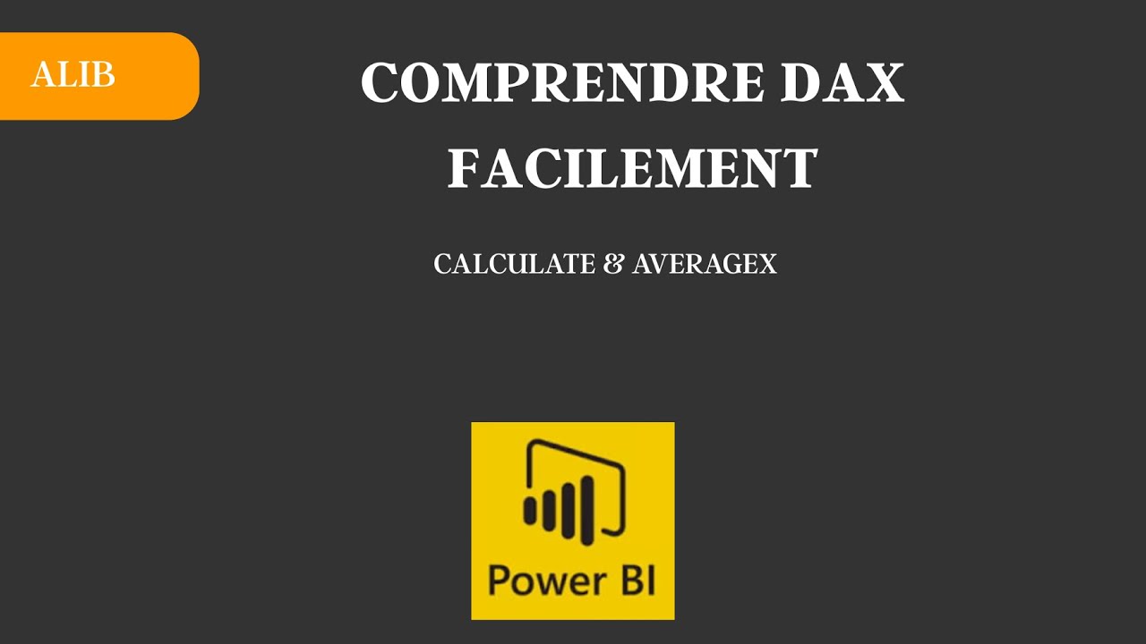 CALCULATE et AVERAGEX dans Power BI.
