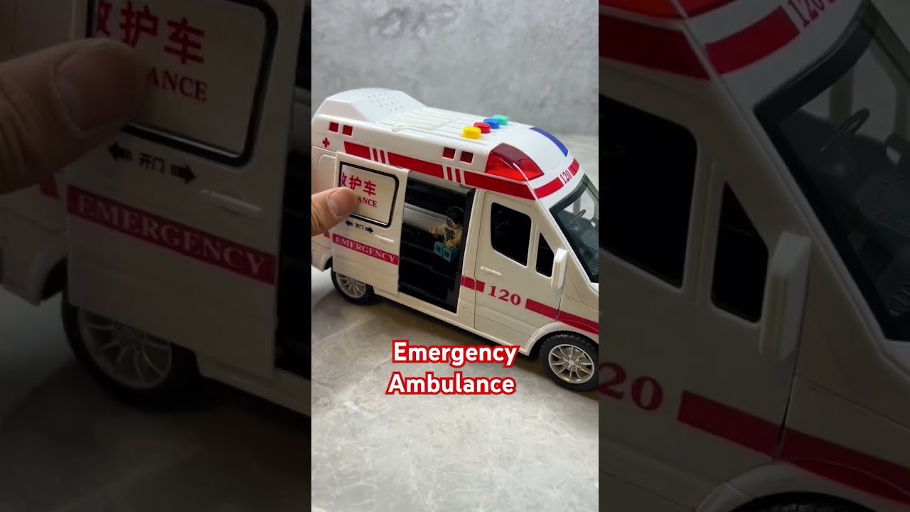Emergency Ambulance Van 🚑 #shorts #diecast #viralvideo