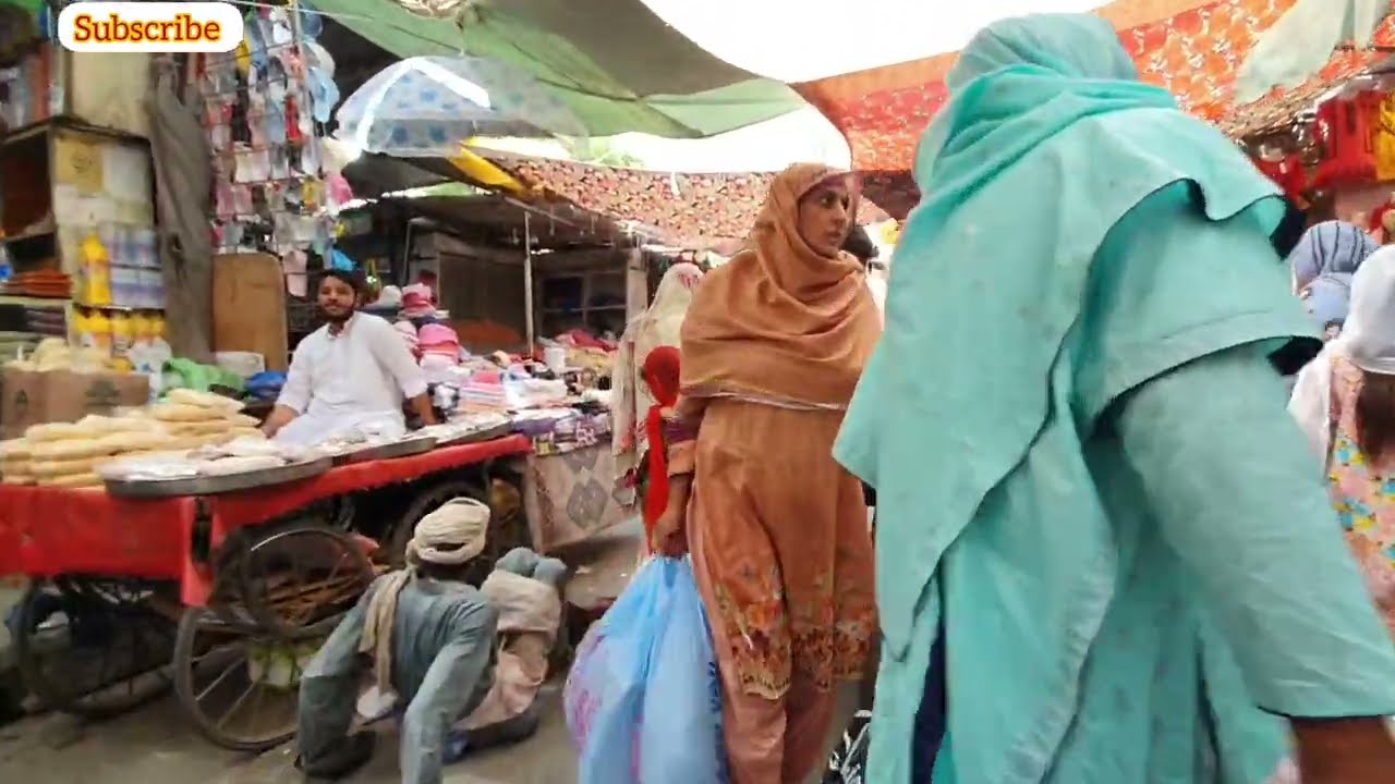 Dina City pakistan old days main Bazar , mangla Road
