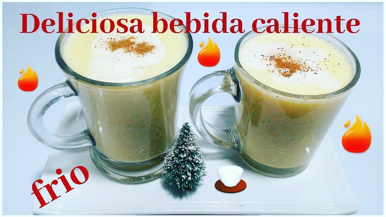 DELICIOSA BEBIDA CALIENTE PARA PASAR EL FRIO DE INVIERNO