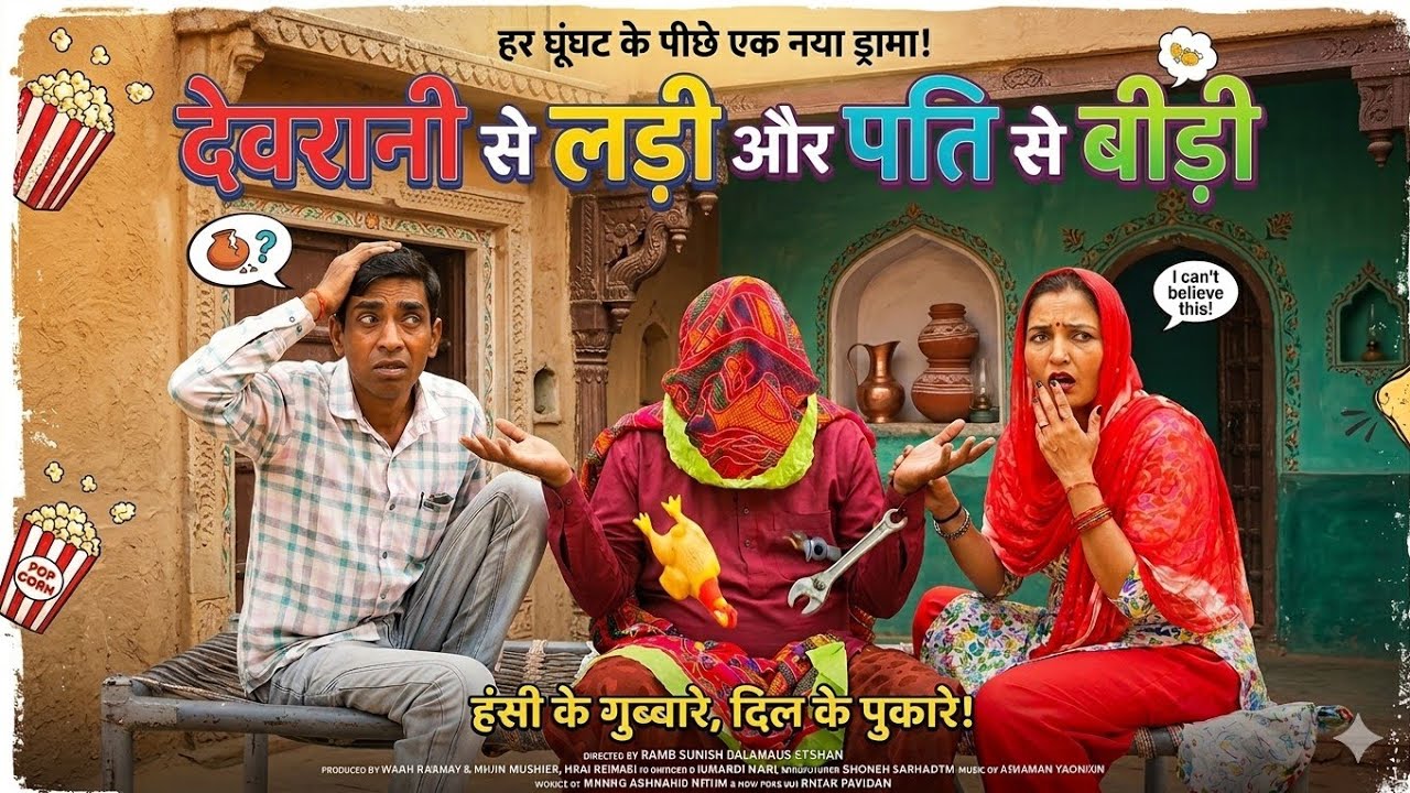 देवरानी से लड़ी पति से भीडी़ Rajasthani comedy video