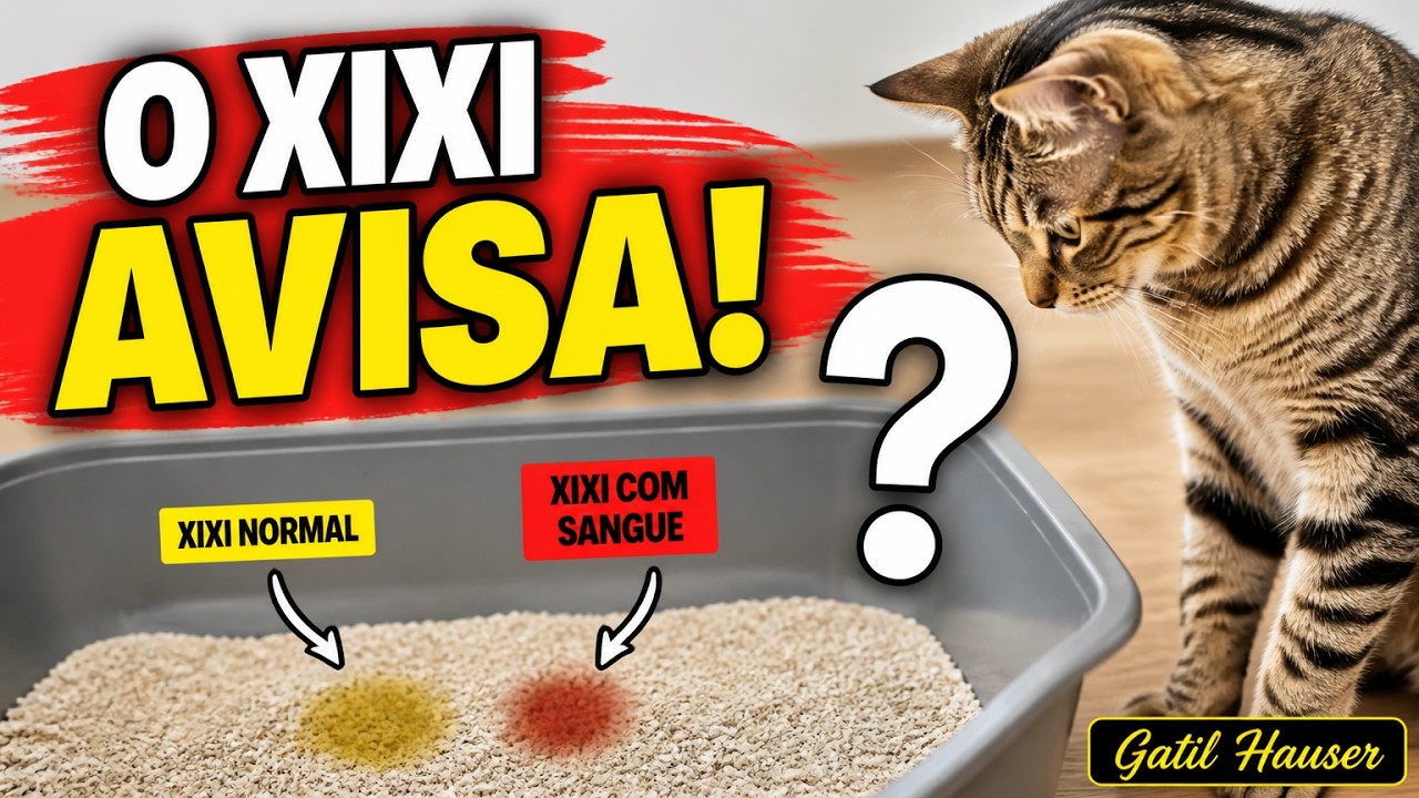 Sabia que o XIXI do GATO pode indicar PROBLEMAS de saúde ou de comportamento - Gatil Hauser