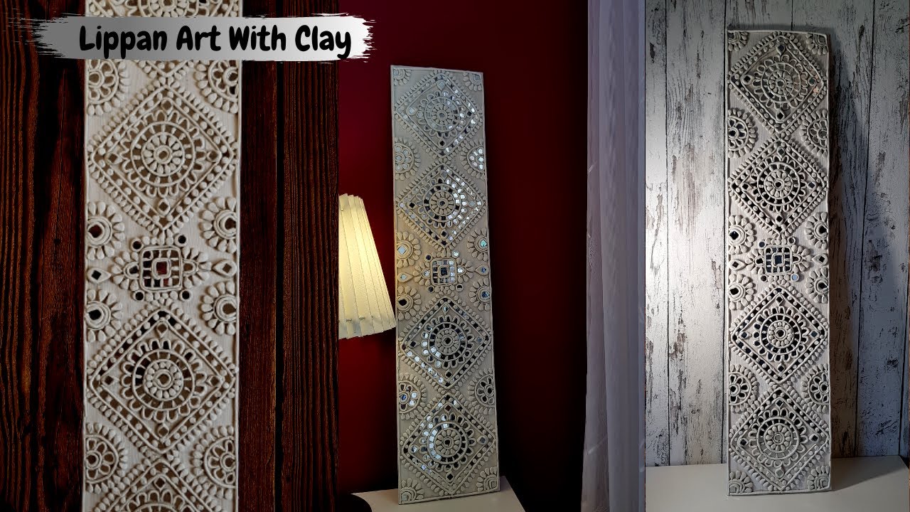 Lippan Art | Mud & Mirror Art Work | Traditional Indian Mud and Mirror Art of Kutch, Gujarat