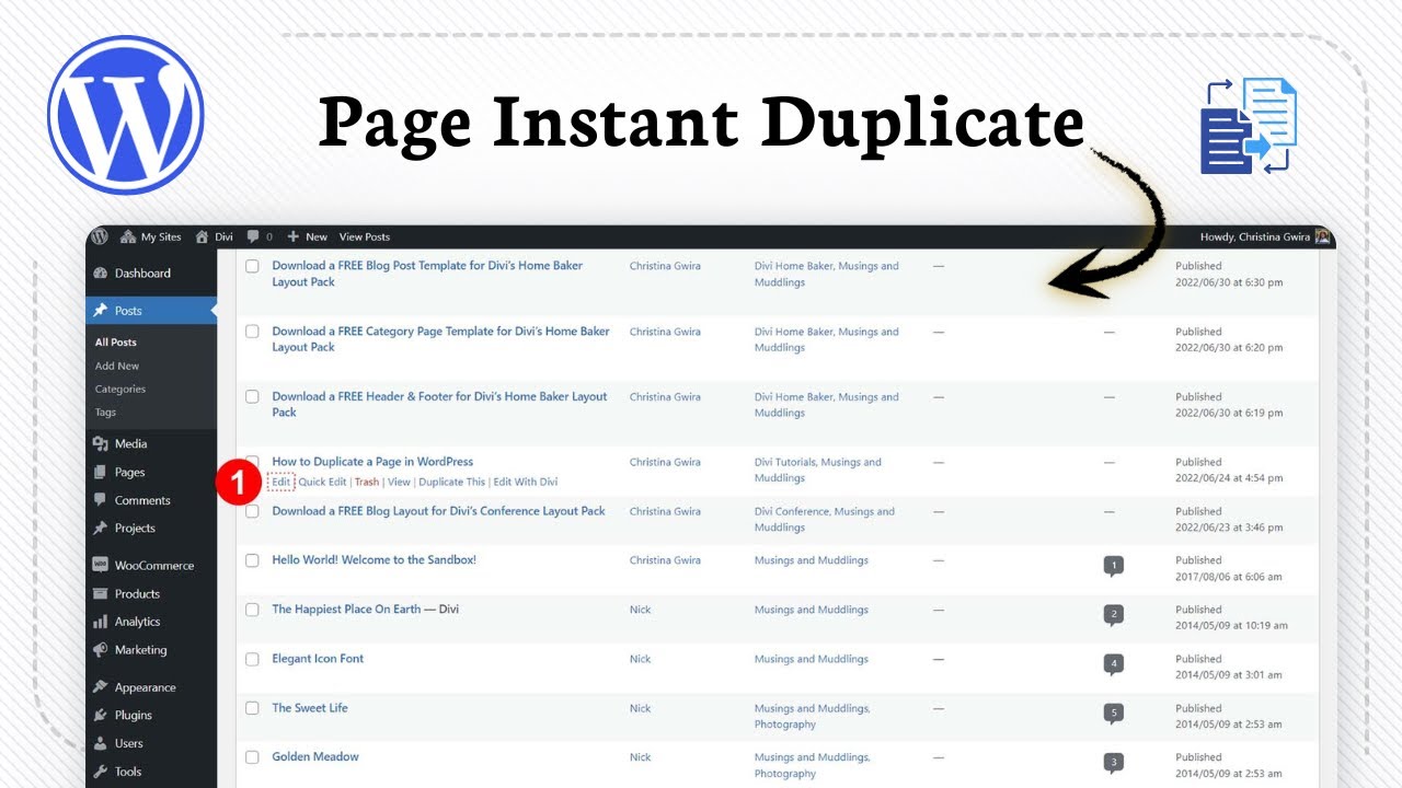 Как дублировать страницу в WordPress (быстрое клонирование)