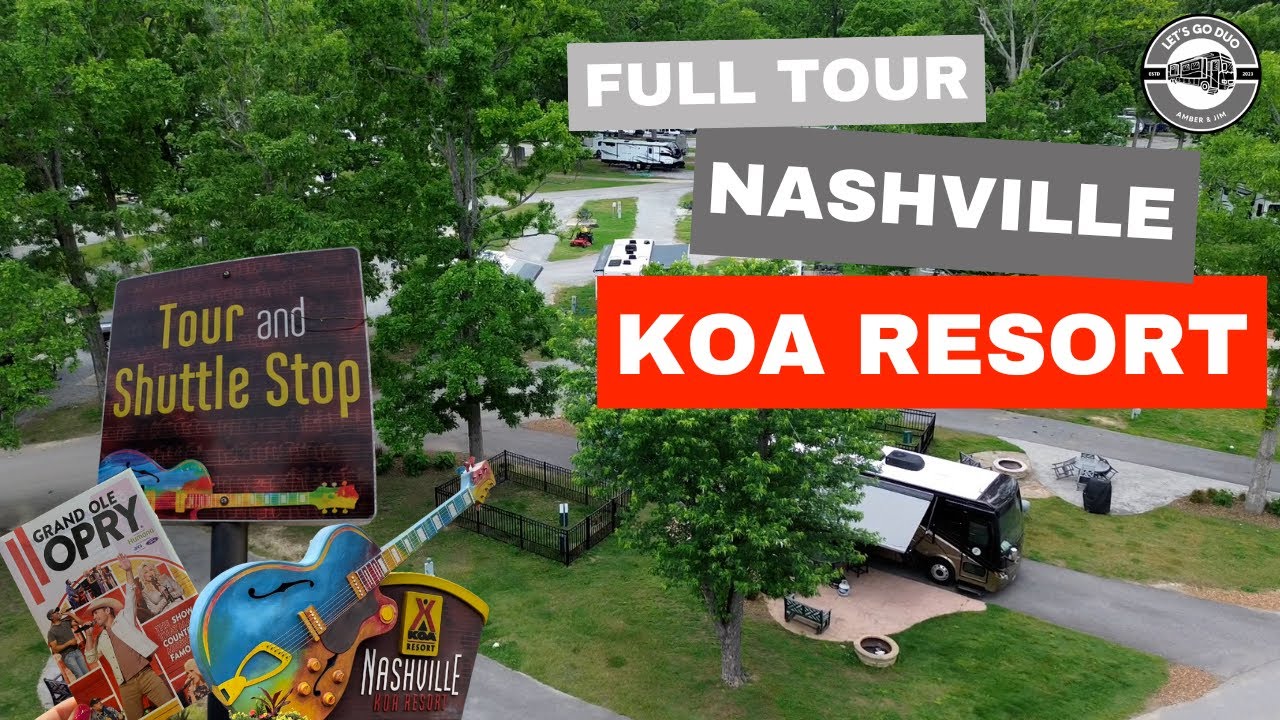 The BEST place to stay in Nashville, Tennessee! | Full tour of the Nashville KOA Resort Campground