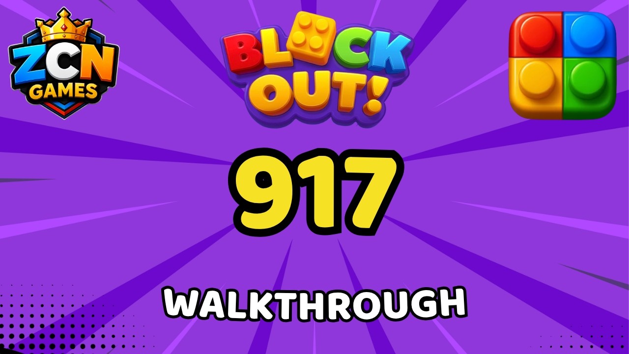 Block Out Level 917 Walkthrough | Full Solution