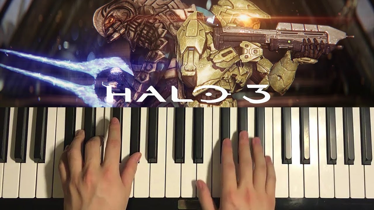 Halo 3 - One Final Effort (Piano Tutorial Lesson)