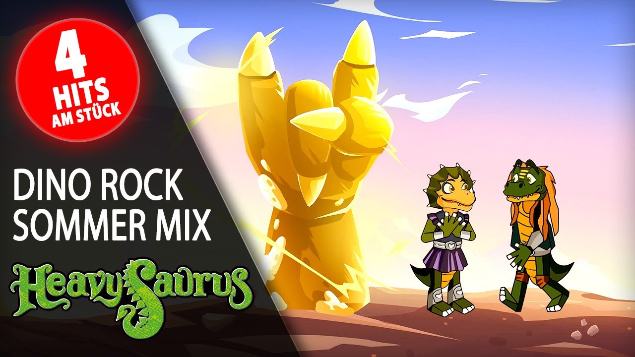 Heavysaurus – Der Dino Rock Sommer Mix ☀️ 4 Kids Metal Hits am Stück 🤘