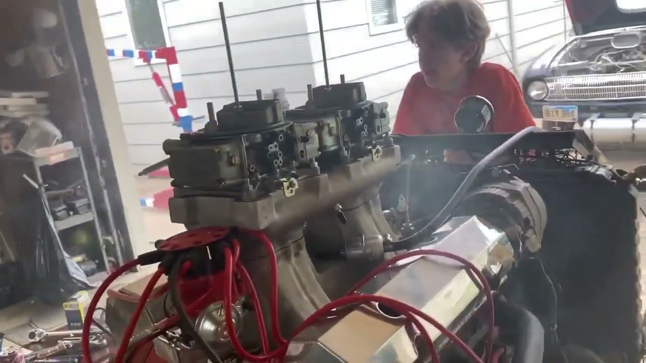 350 small block with tunnel ram