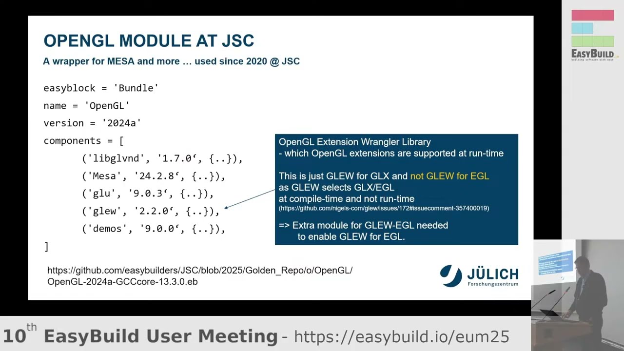 EUM'25 - OpenGL support in EasyBuild