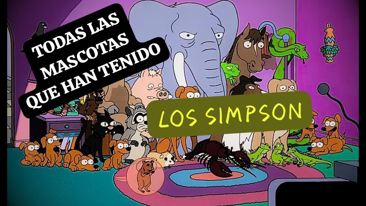 ¿Que mascotas han tenido los Simpson?