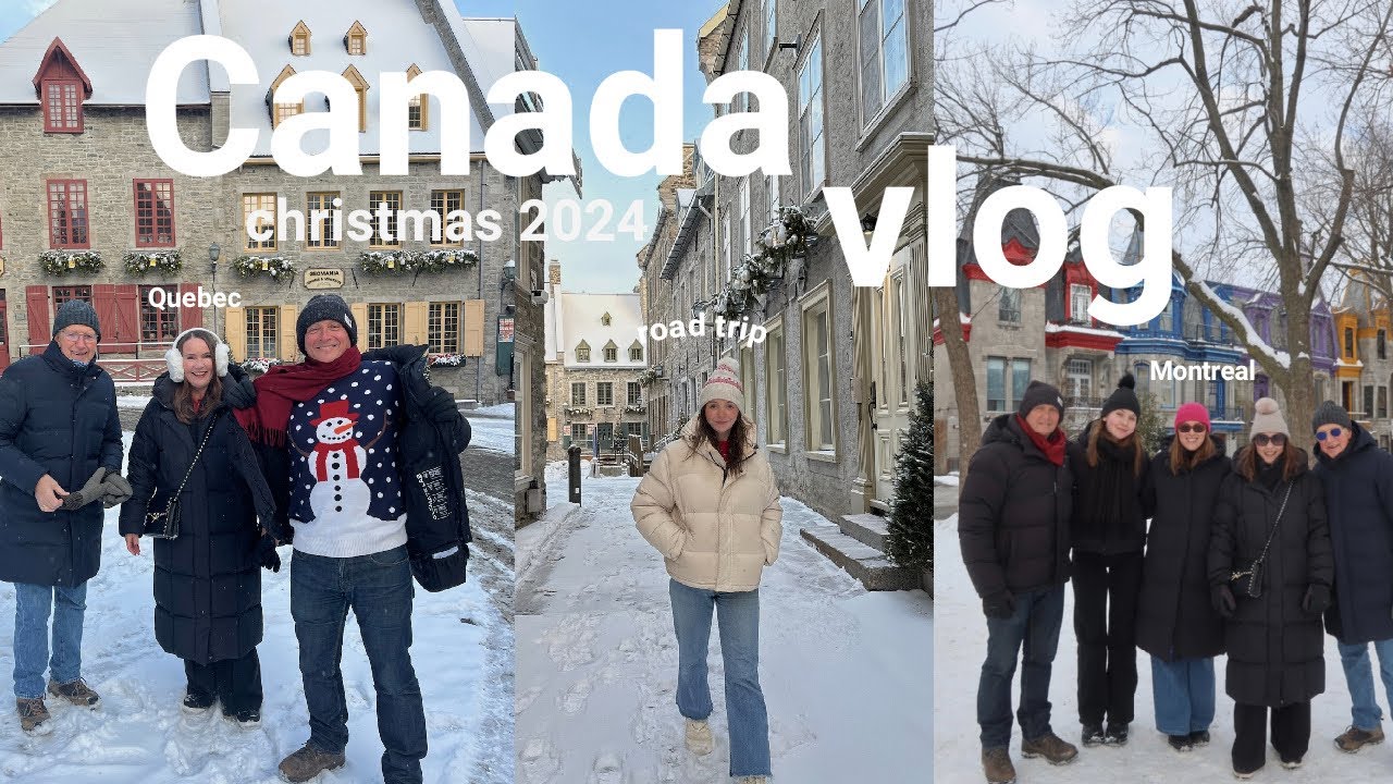 CANADA VLOG 2024 | Christmas in Quebec and Montreal (Wolf cabins, Farimont, Toboggan)
