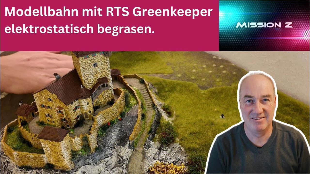 Landschaftsgestaltung auf der Modelleisenbahn - Begrasung mit dem RTS Greenkeeper 25KV