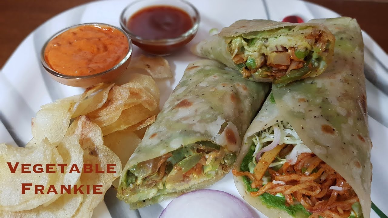 Veg Frankie | Street Style Veg Frankie | Kathi Roll | Veg Wrap