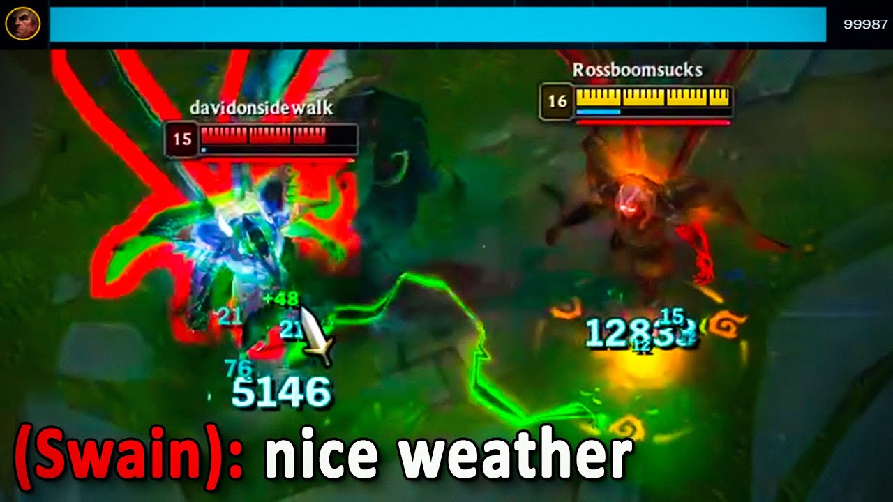 I used Swain's new ultimate for over 6 minutes straight