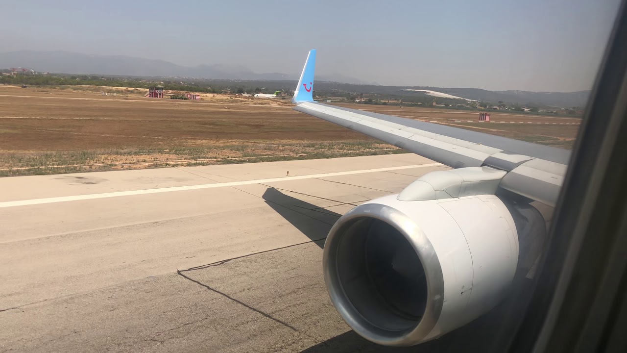 TUI Boeing 757-200 Takeoff RB211 Scream - Palma Airport Departure