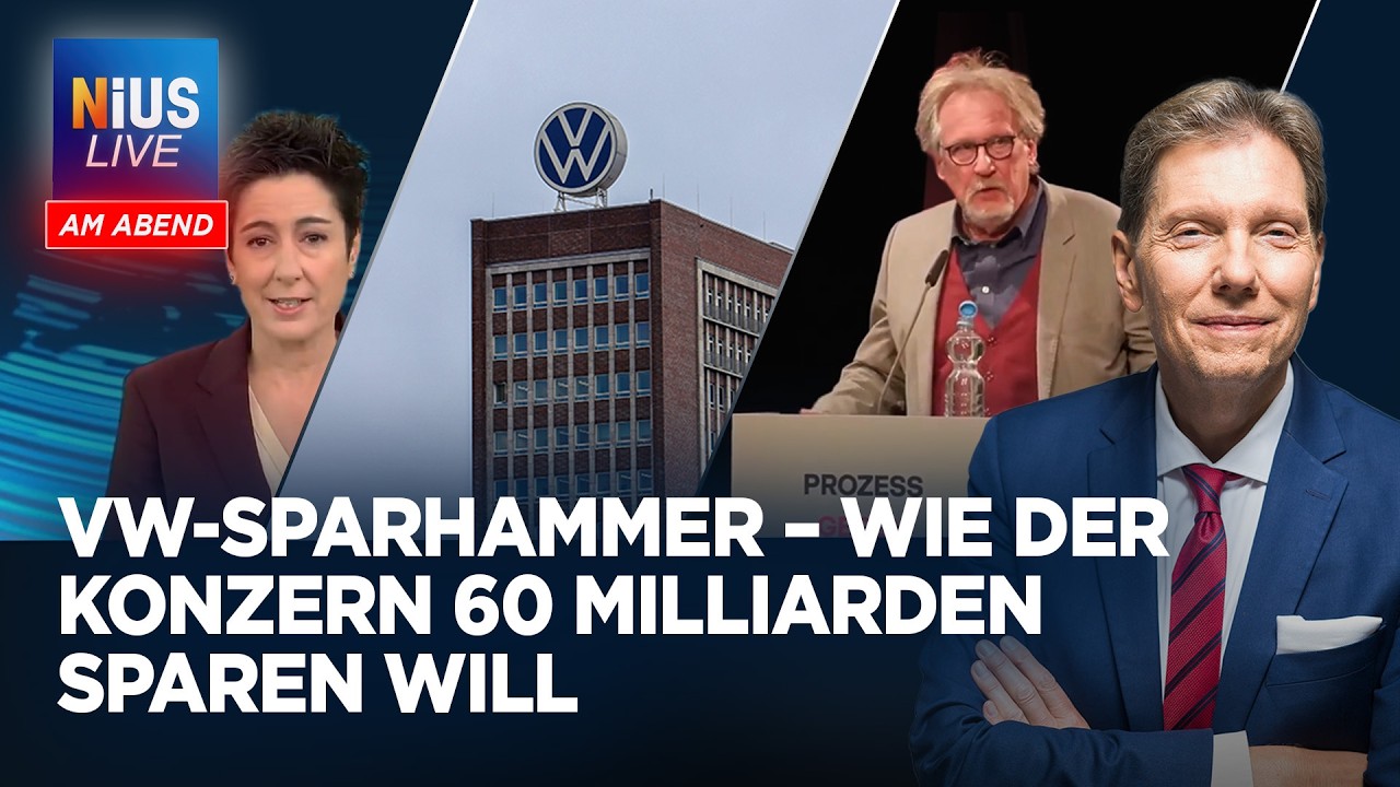 🎙️Alarm bei deutschem Autobauer Volkswagen! | NIUS Live am Abend vom 16.02.2026