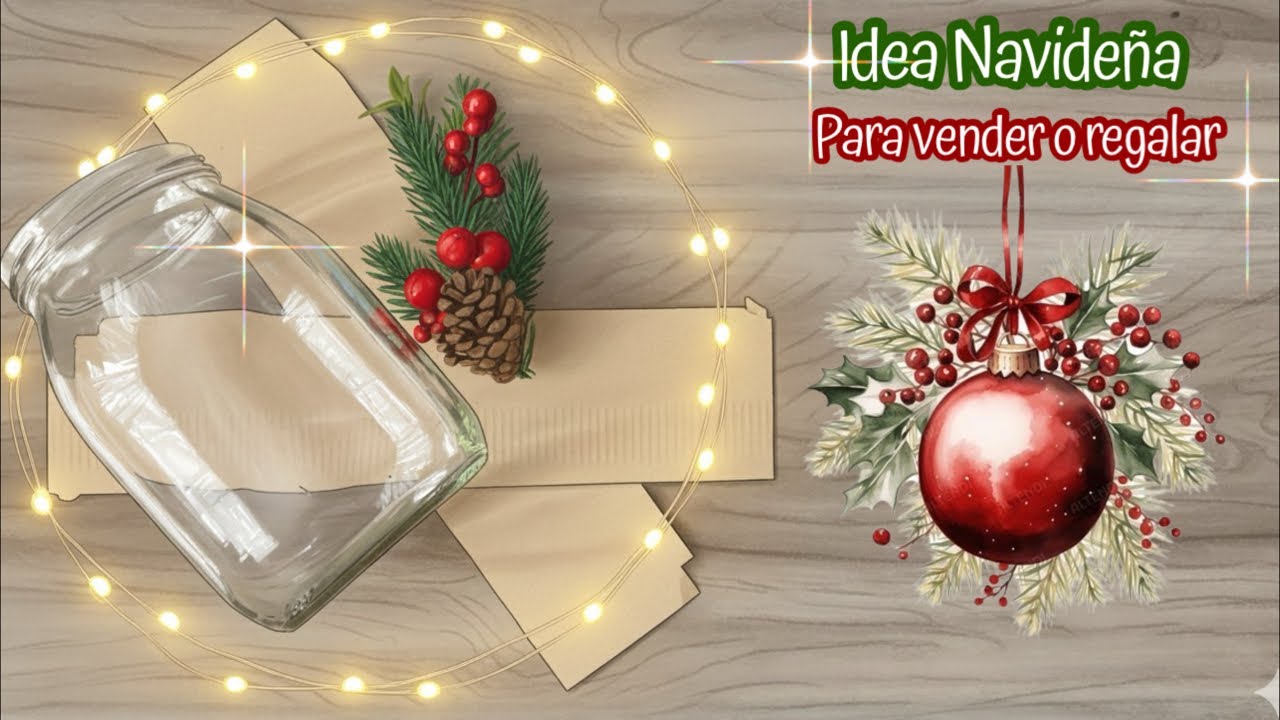 ✨Mira que bella Idea NAVIDEÑA 🎄 para Regalar o Vender 😍🥰