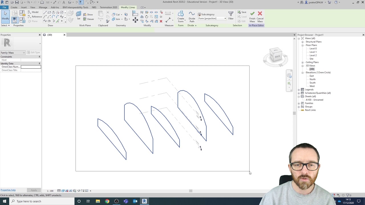 Revit Mass Modeling
