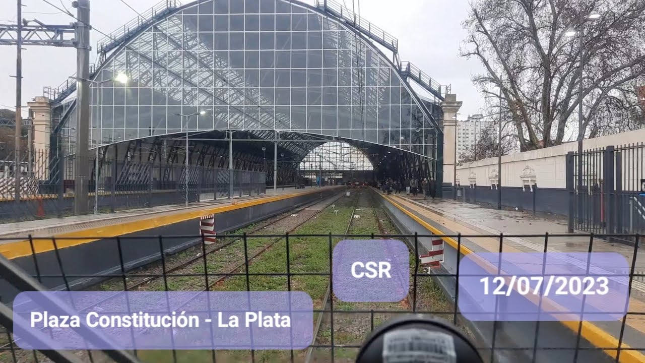 Cabview | Trenes Argentinos | P. Constitución - La Plata | 12/07/2023 #cabride #列車 #rail #train