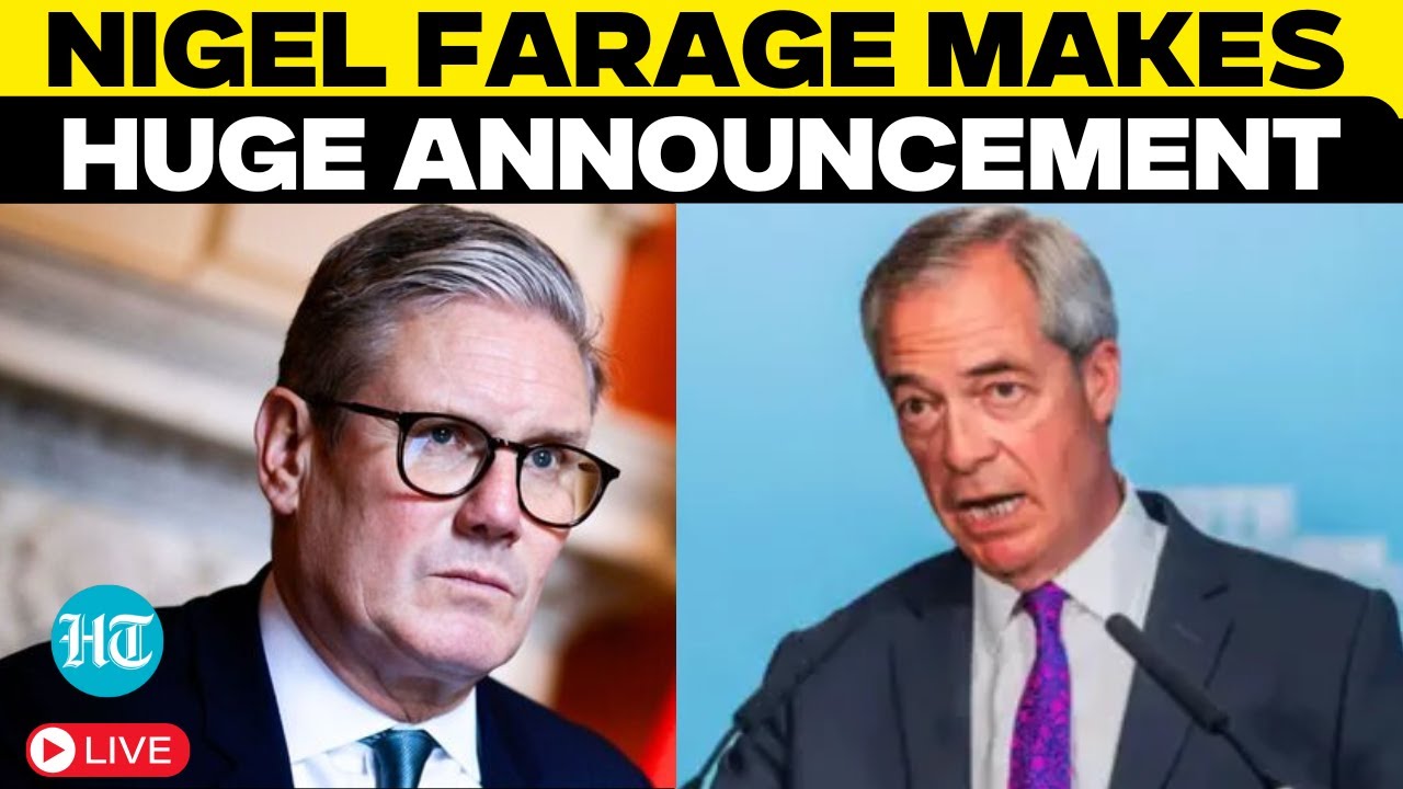 Farage Speech LIVE | Nigel Farage Stuns Keir Starmer With Major Announcement | Immigration | UK