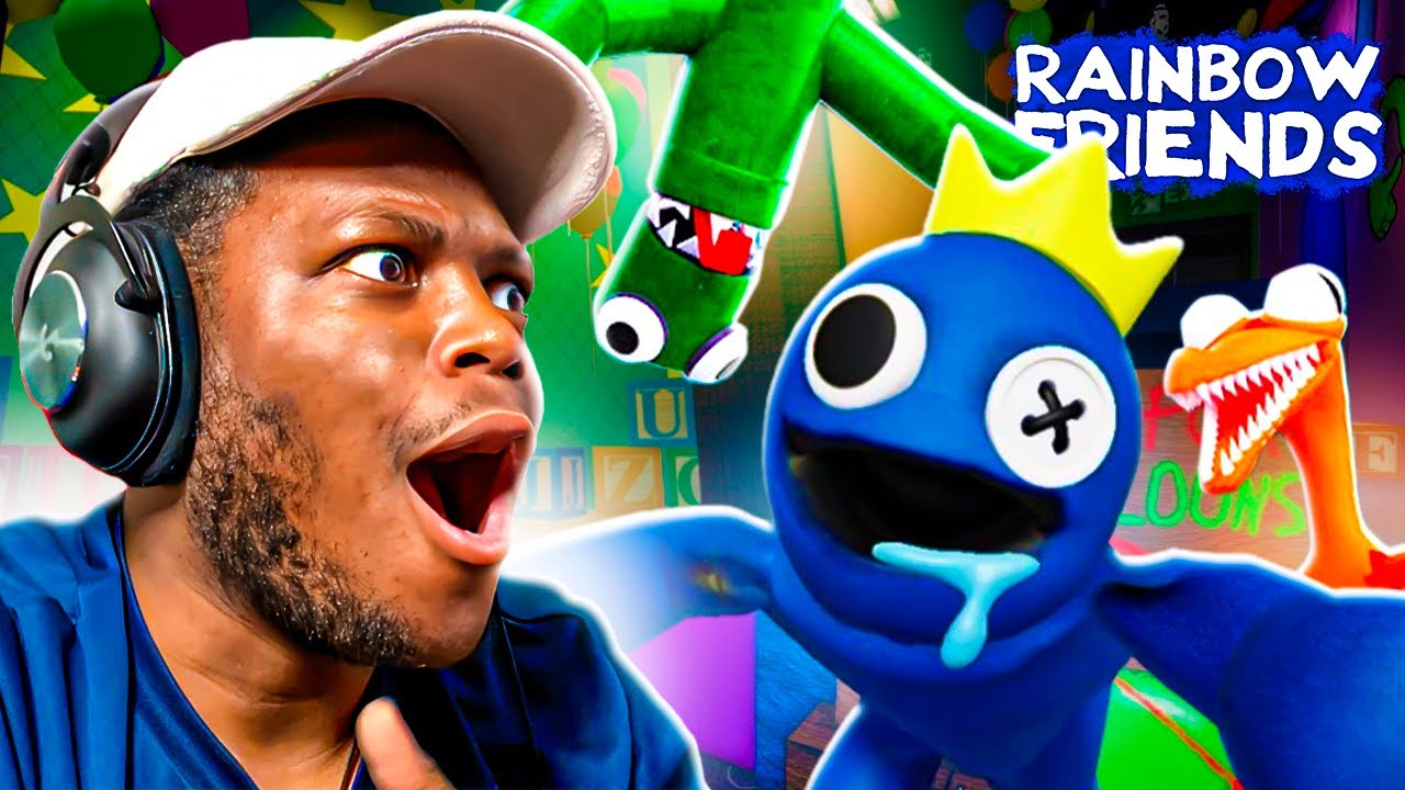 POGGODOGGO MI HA PRESENTATO I RAINBOW FRIENDS SU ROBLOX..