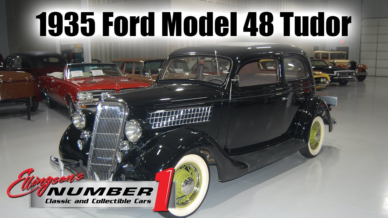 1935 Ford Model 48 Tudor Sedan at Ellingson Motorcars in Rogers, MN