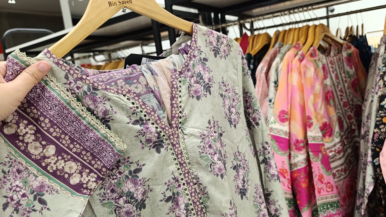 Bin Saeed New Collection 2025&hearts;️Bin Saeed 3pcs 3145📢BinSaeed Sale Price Collection 
