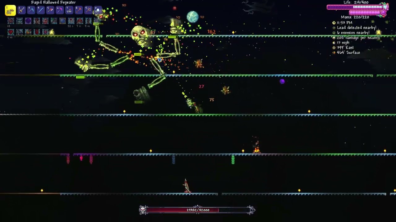 Terraria 1.4.5.5 - Skeletron Prime Fight (Expert Mode)