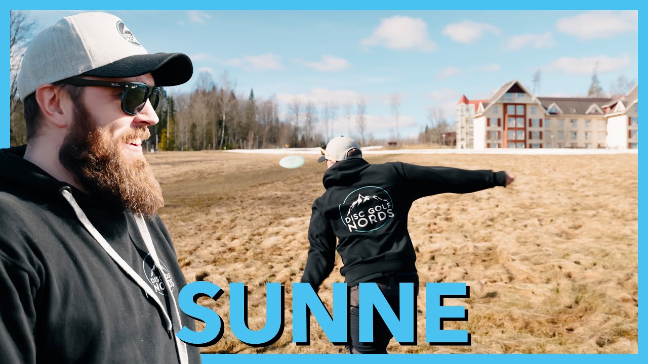 Testar Sundsbergs DiscGolfPark i Sunne