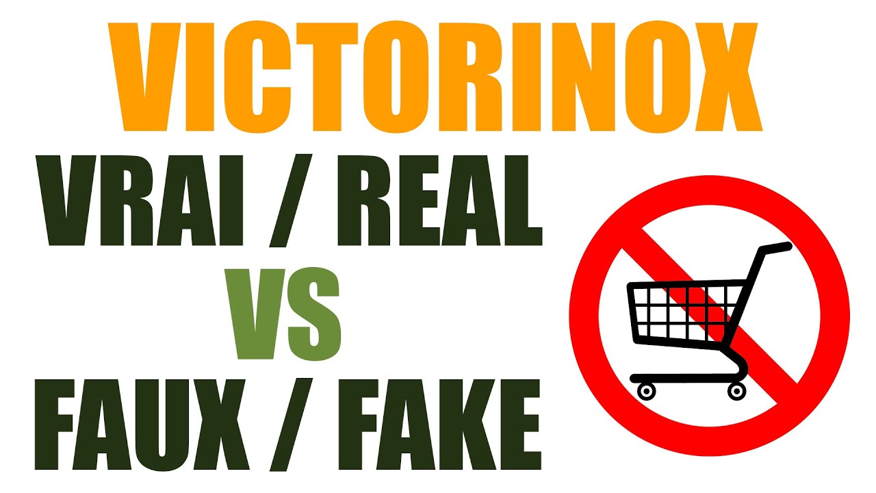 Victorinox Swiss Champ - vrai (real) VS faux (fake) - N'achetez pas ça ! Don't buy this !