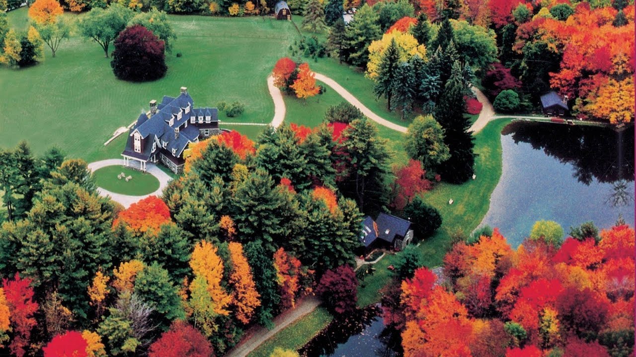 Manor House Plus 11 Buildings for Sale in Salisbury, Connecticut | Located in the Berkshires