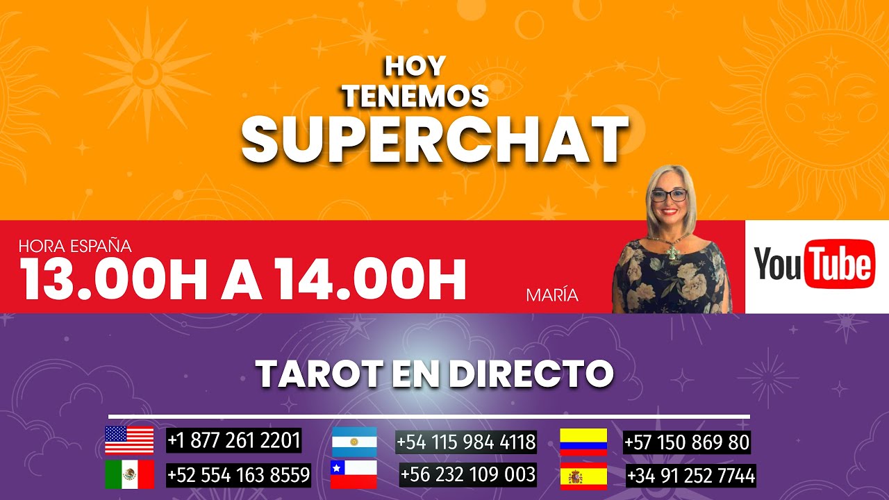 📺 #TarotEnDirecto - #Mar&iacute;aMolina | #TarotCanal